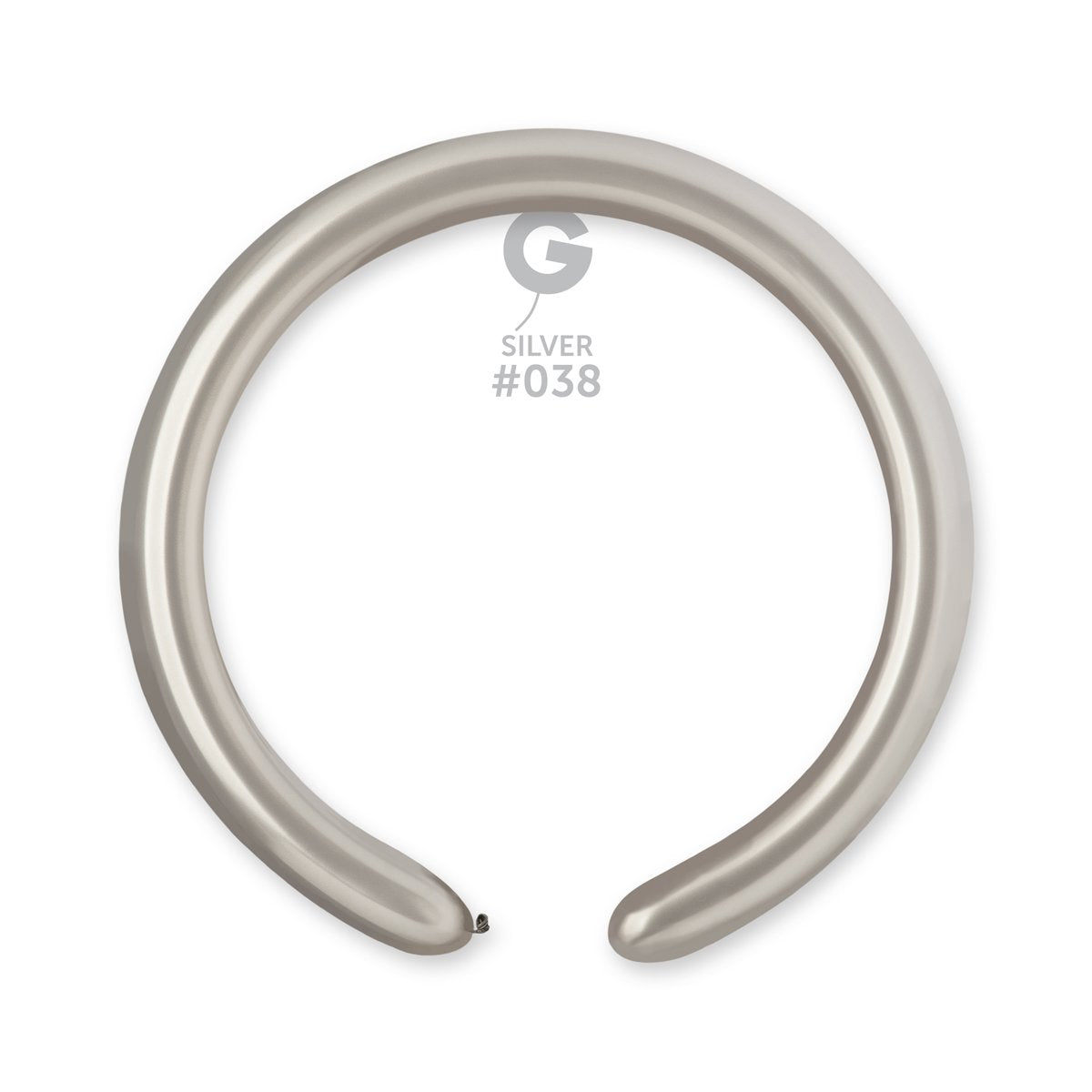 Metallic Balloon Silver #038 2 in.