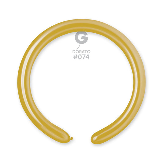 Metallic Balloon Dorato #074 2 in.