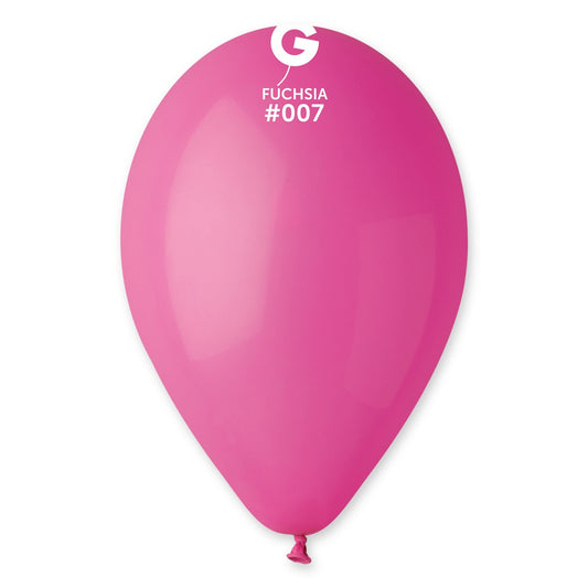 Solid Balloon Fuchsia #007 - 12 in.