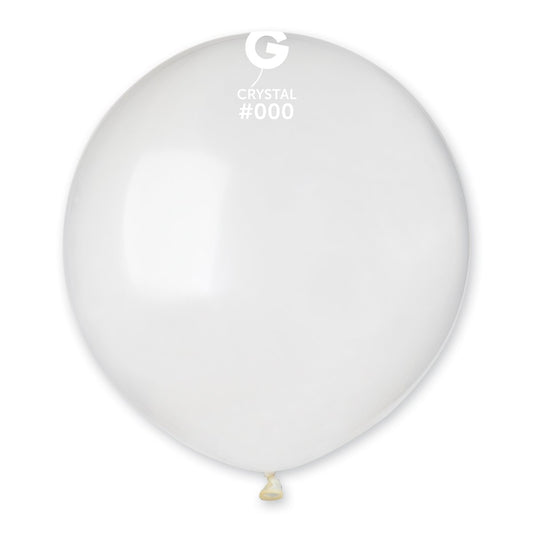 Crystal Balloon Clear #000 19 in.