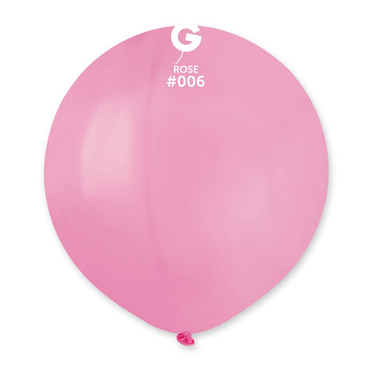Solid Balloon Rose #006 19 in.