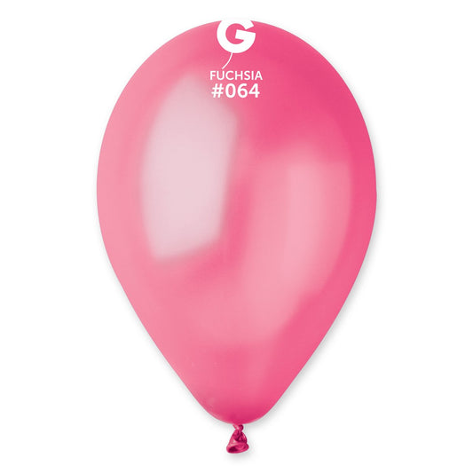 Metallic Balloon Fuchsia #064 - 12 in.