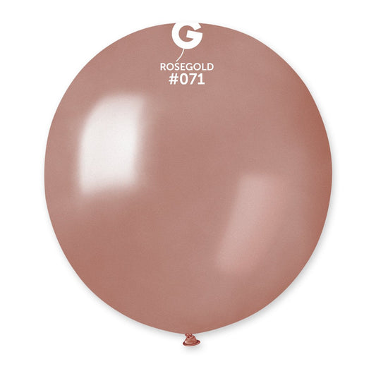 Metallic Balloon Rose Gold #071 - 19 in.