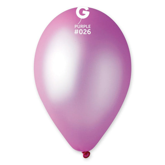 Neon Balloon Purple #026 12 in.