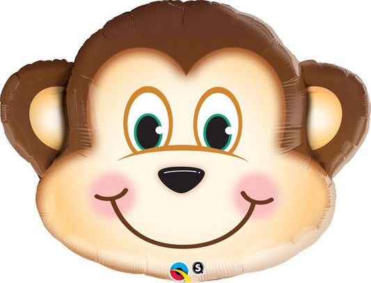 35" Mischievous Monkey Foil Balloon