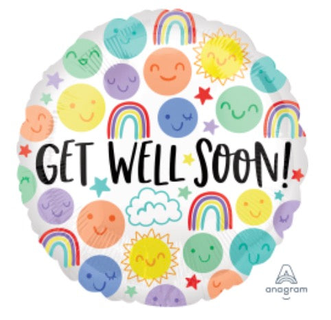 18" Happy Doodles Get Well