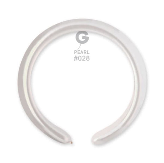 Metallic Balloon Pearl #028 - 2 in.