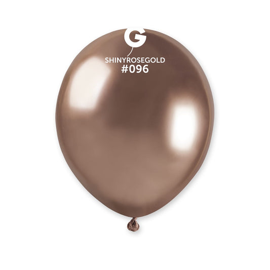 Shiny Rose Gold #096 Balloon 5 in.