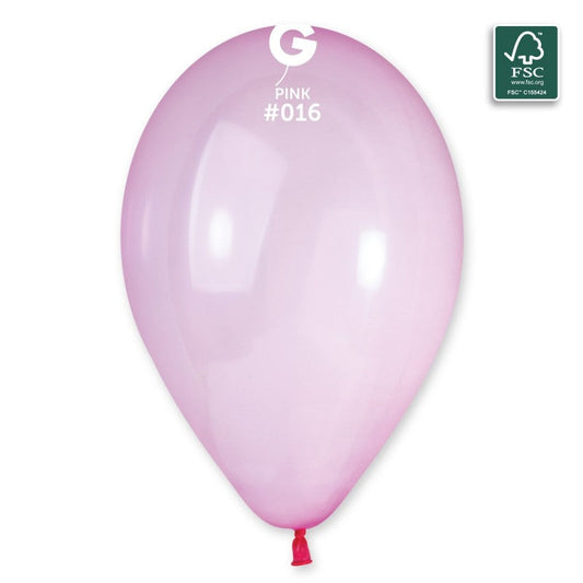 Crystal Balloon Pink #016 - 13 in.